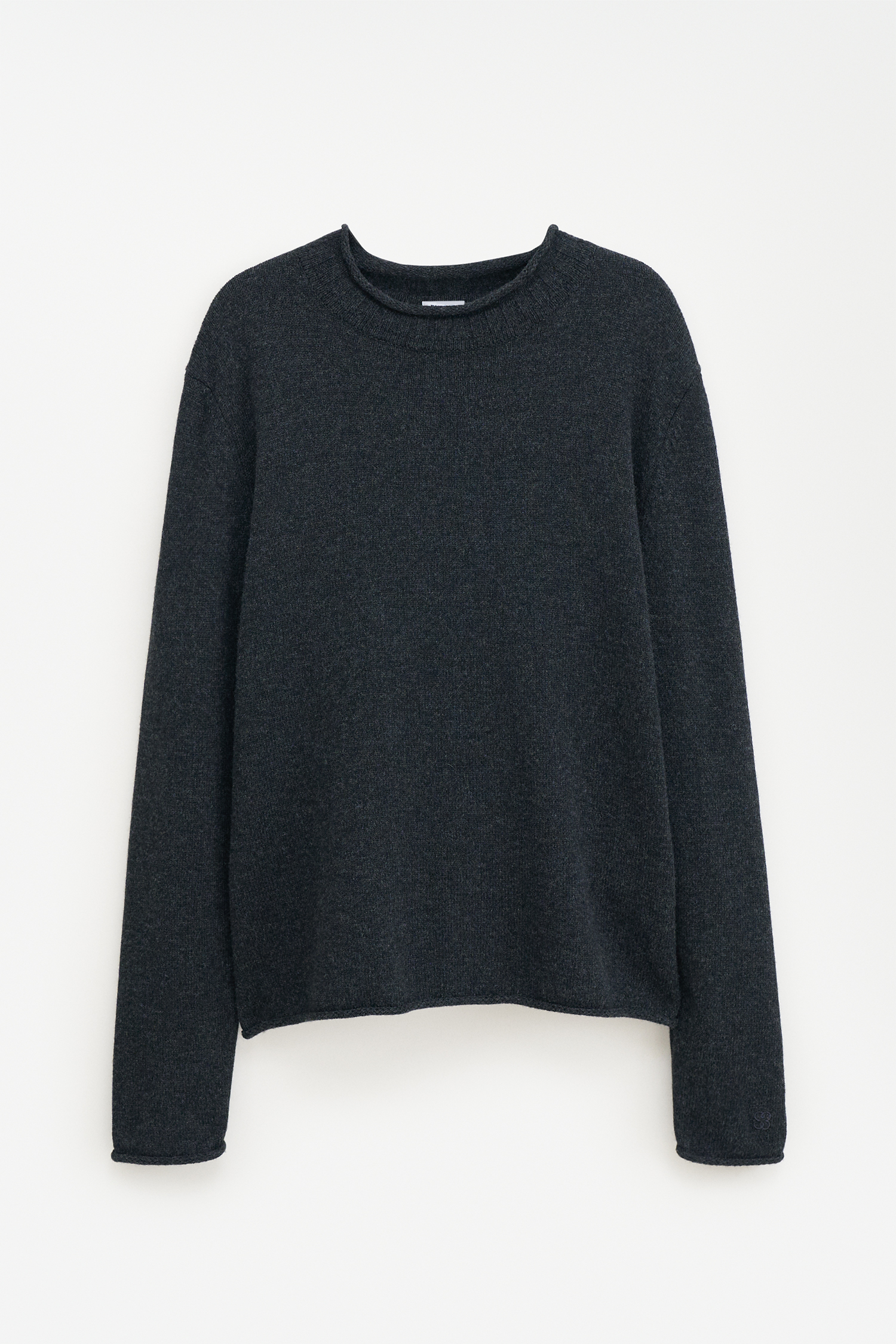 Filippa K Rolled Hem Sweater In Grey